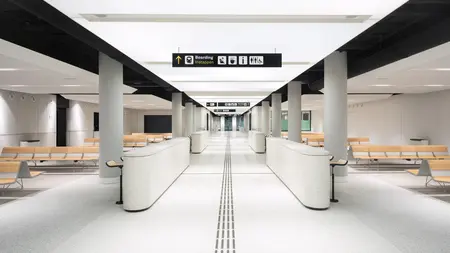 Vertrekhal van de Eurostar UK Terminal 