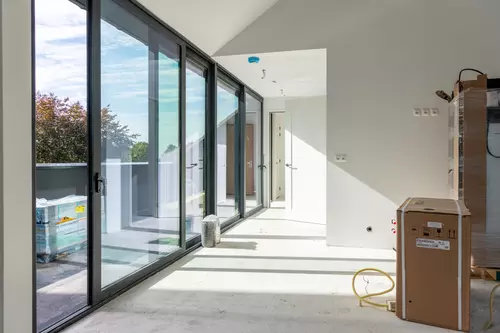 Moderne glaspuien