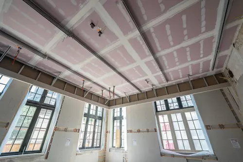 Brandwerende plafond constructie