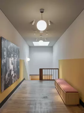 Trappenhuis centrale ruimte in de oude Kweekschool
