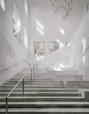 de finale opleveringsfoto van het hoekpaviljoen