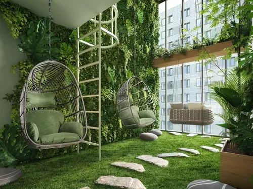 Wanden/plafond Garden Zen ruimte