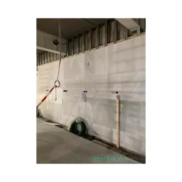 gemonteerde Aquaroc + natuursteen