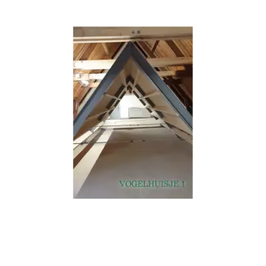 De basis van de Eye catcher, het Vogelhuisje. Alles WK 2 afgebouwd. 
