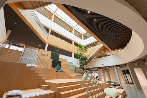 Atrium weergave bouwcyclus