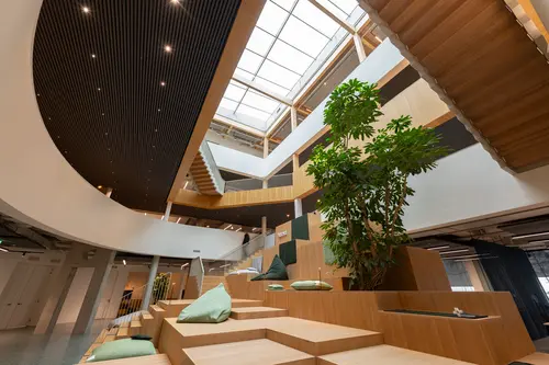 Atrium weergave bouwcyclus