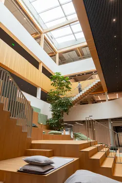 Atrium weergave bouwcyclus