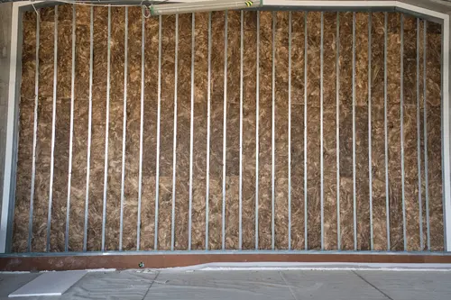 aanzicht van de wand met ISolatie