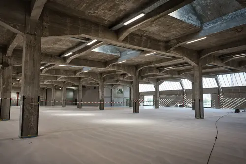 Overzicht locatie waar wanden komen