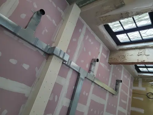 brandwerend plafond - installatie